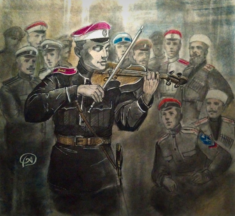 Из открытых иточников -например https://thagalegov.ru/ozhivshie-kadri/belaya-gvardiya-kornilovtsi-i-drozdovtsi.php