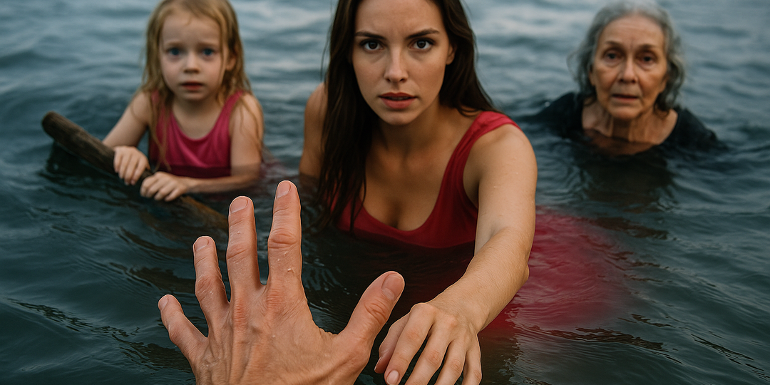 Суровый тест на ментальность. Тонут мать, жена и дочь - кого спасать первым?