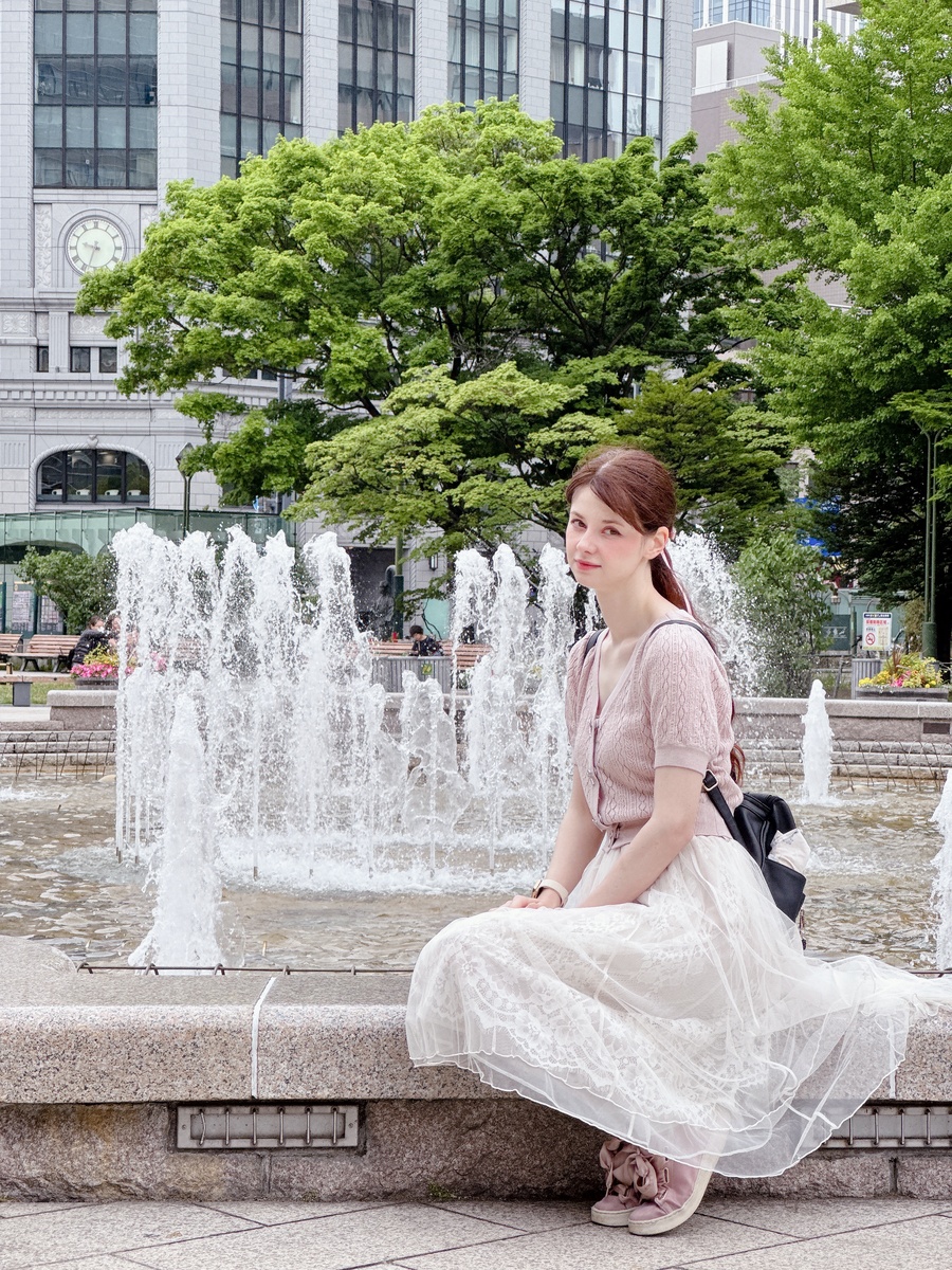 Автор блога, парк в Саппоро