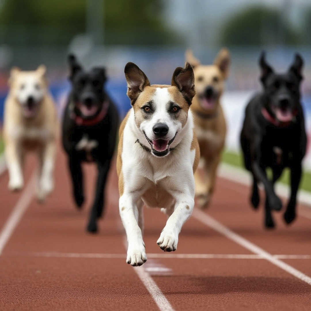 Бегай с нами, бегай как мы, бегай лучше нас! (коллаж Перепечаева К.А.)