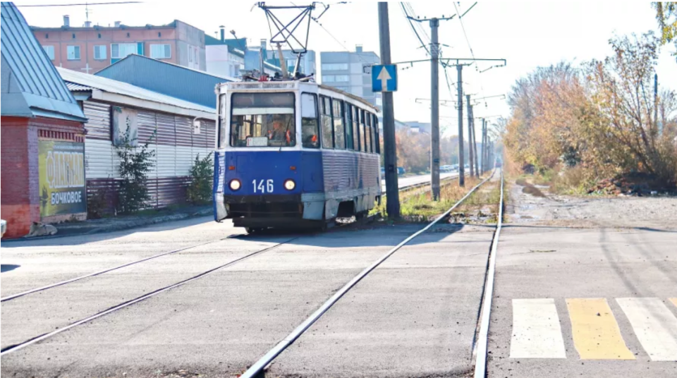    Трамвай в Бийске. Источник: Сергей Кулыгин, "Бийский рабочий"