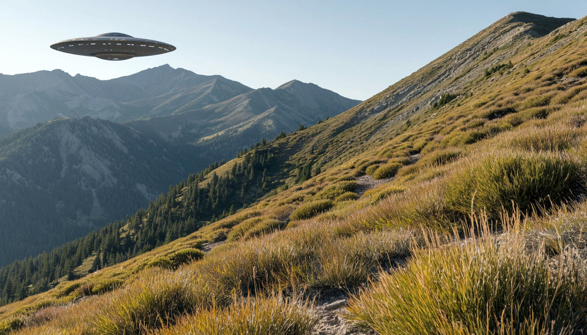 Люди видели дискообразный объект.