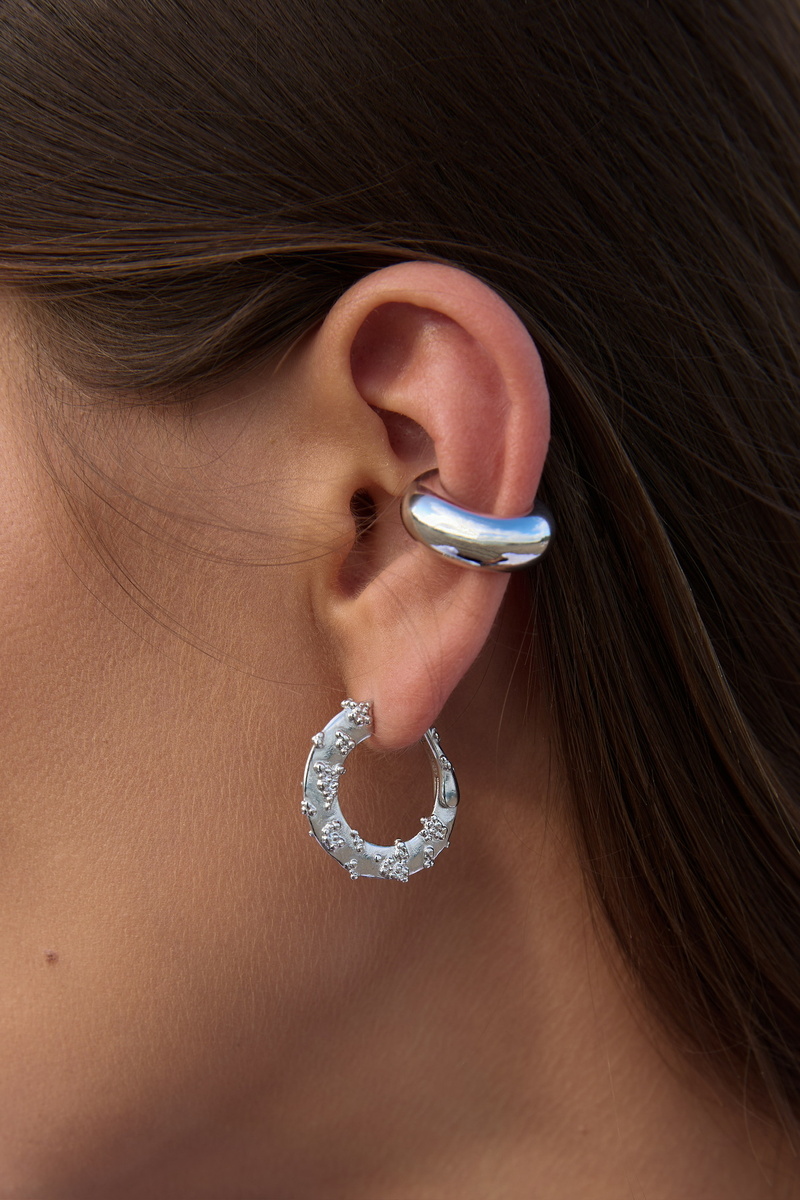 Серебряные серьги "Galaxy"