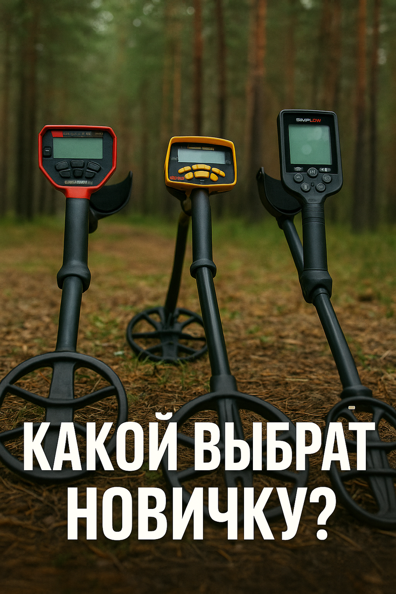 ТОП-3 металлоискателя для новичков в 2025 году: что взять на первое копание