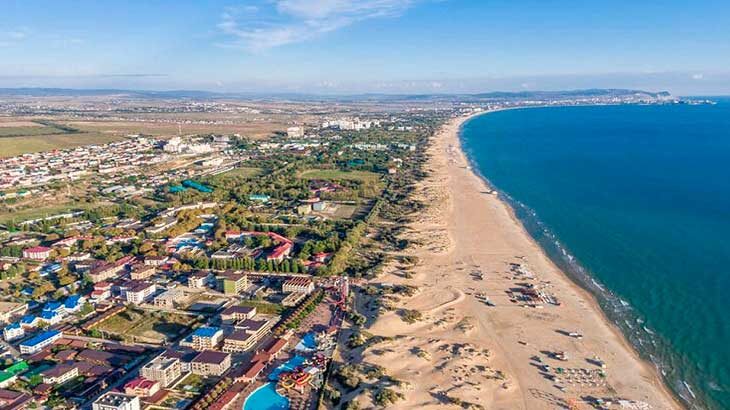 Пляжи Витязево. 