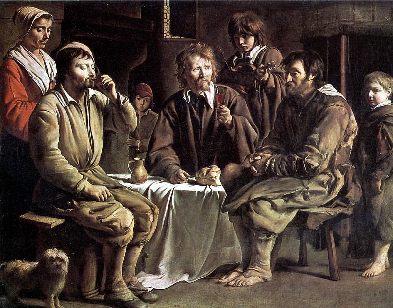  Ленен Луи "Крестьянская трапеза"