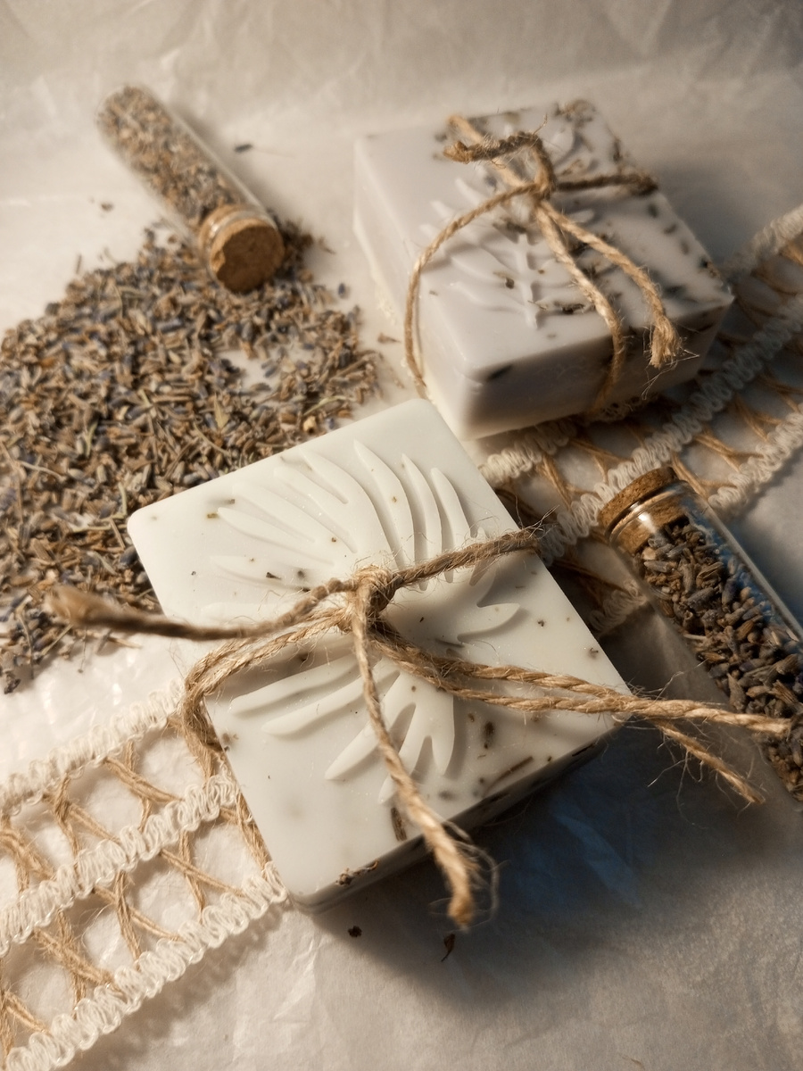 Мыло получается очень атмосферное