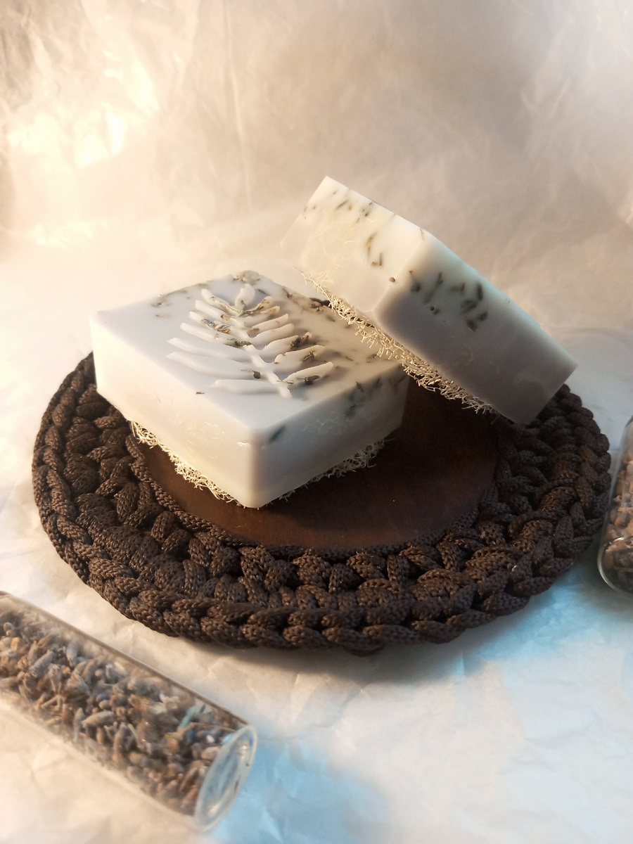 Лавандовое мыло