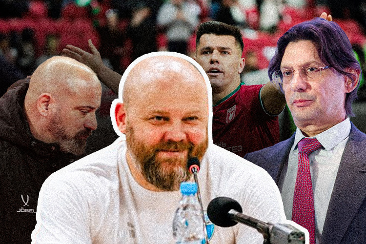    Деян Станкович, Денис Бояринцев, Мирлинд  Даку, Леонид Федун (слева направо) / фото: rotor-vlg.com, «БИЗНЕС Online»