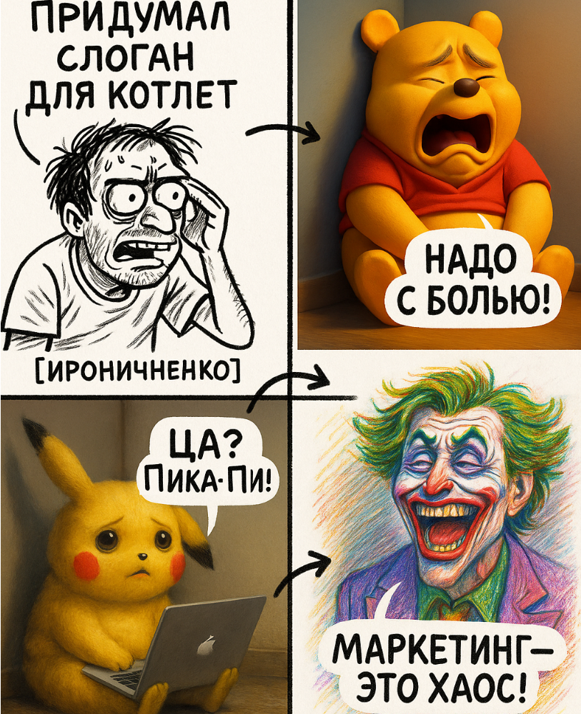 Как создать креативную инфографику для соцсетей: готовый prompt и шаблон коллажа