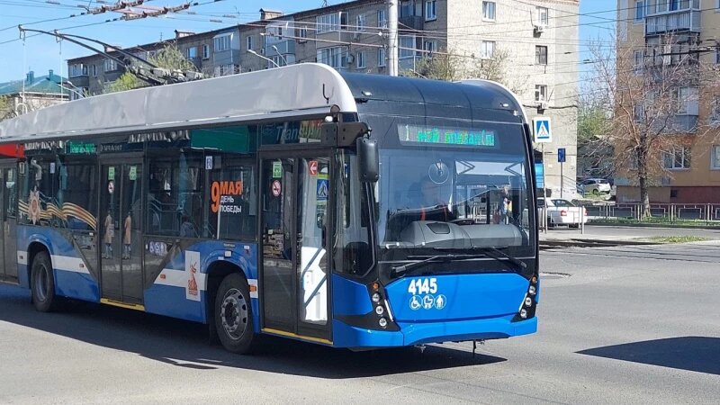     Новые троллейбусы в Барнауле. Анна Зайкова