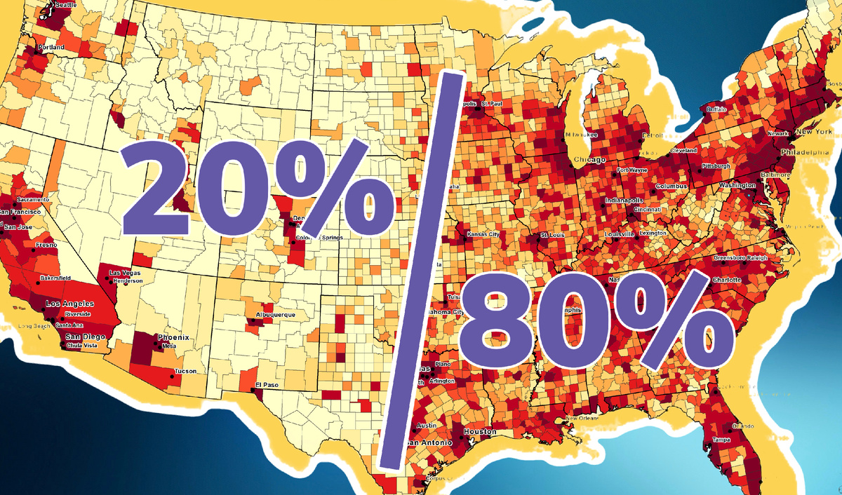 Соотношение американского населения