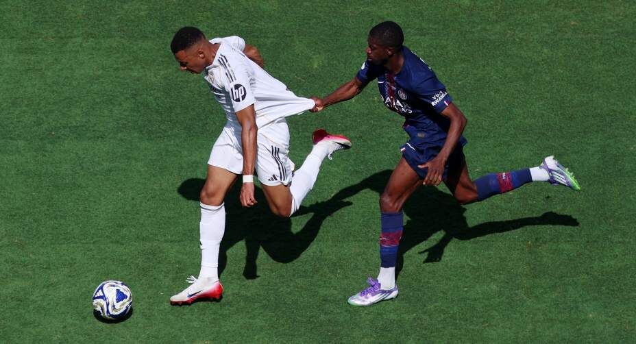    Мбаппе впервые на КЧМ-2025 вышел в стартовом составе «Реала» и потерялся на поле. Фото: Reuters