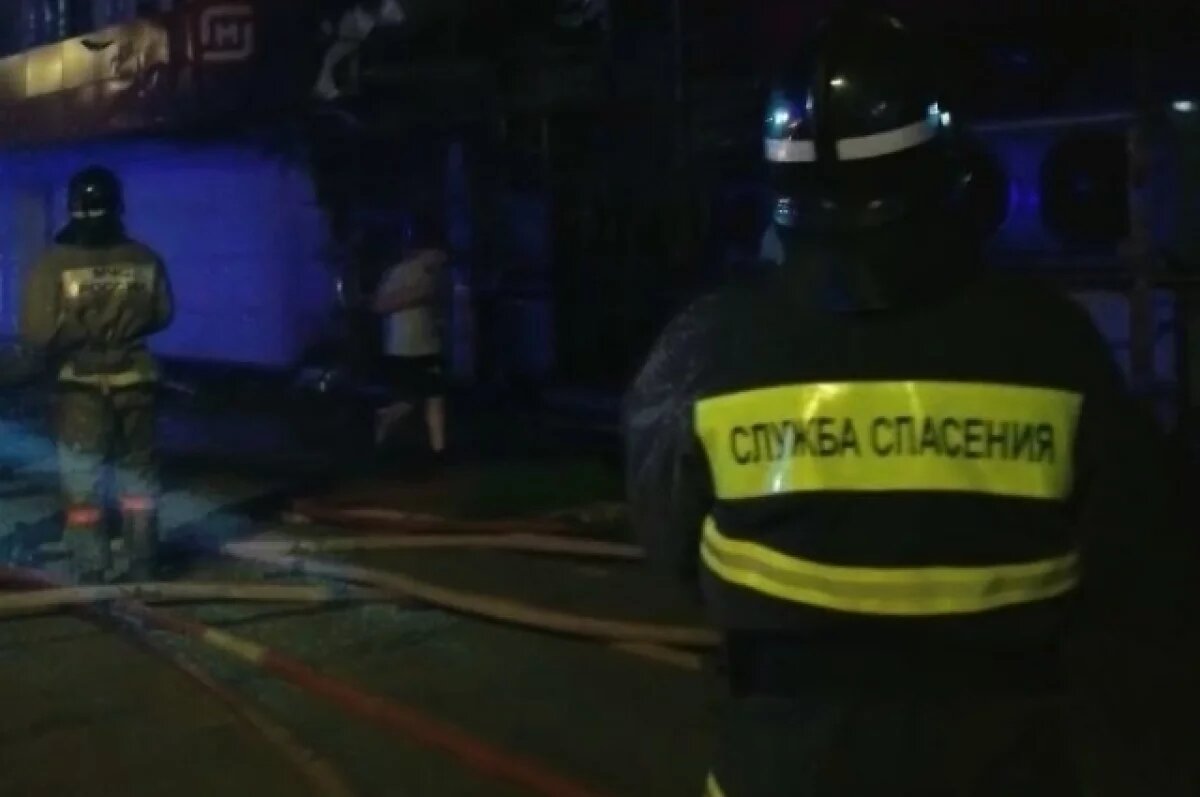    Пожар в магазине на улице Гагарина в Ульяновске потушили за 20 минут