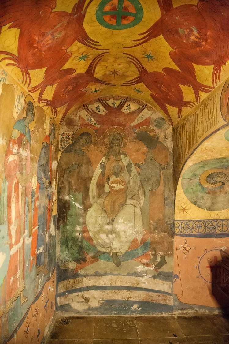 П.Д.Корин. Роспись в крипте Покровского храма Марфо-Мариинской обители.