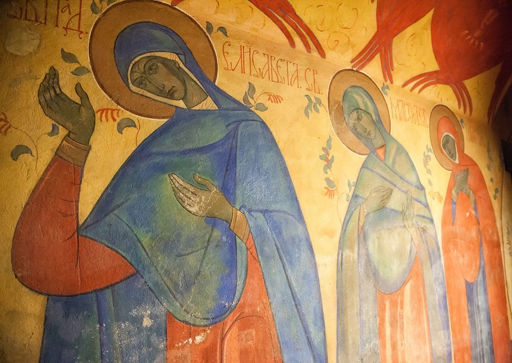 П.Д.Корин. Роспись в крипте Покровского храма Марфо-Мариинской обители.