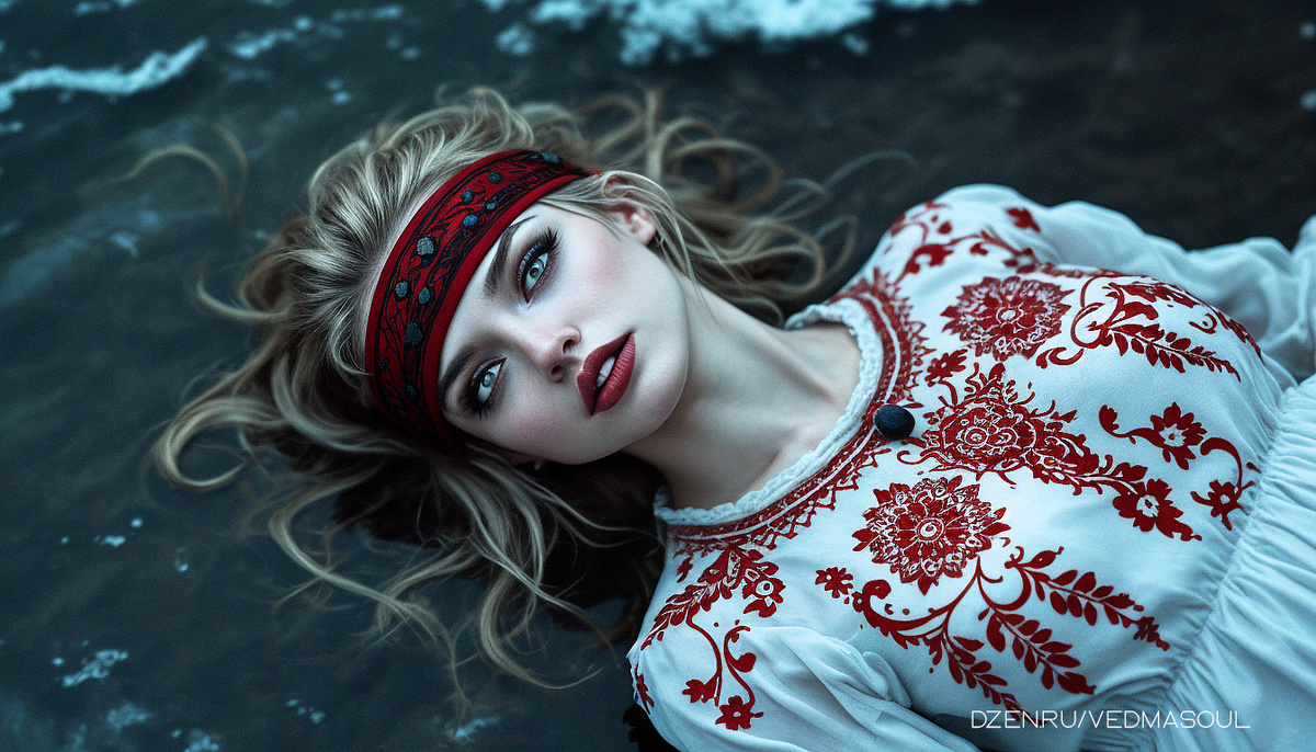 Авторское изображение @vedmasoul. Cгенерировано ИИ. Порча, самопорча на судьбу