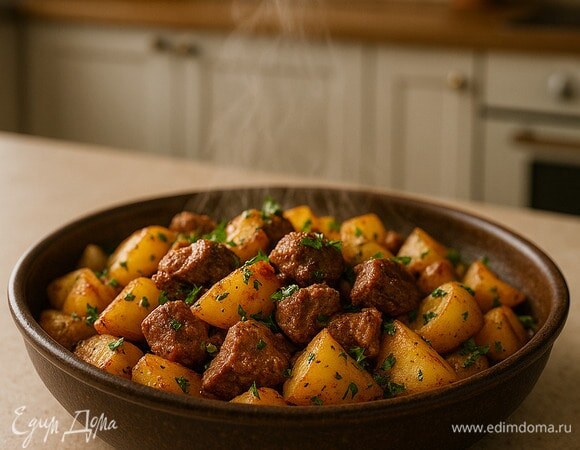 Картошка по-татарски