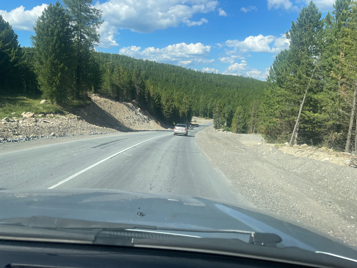 Дорога Акташ - Улаган