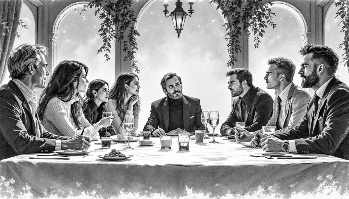 Сразу надо сказать, что подруги пришли не только чтобы поздравить Инну © Михаил Лекс 