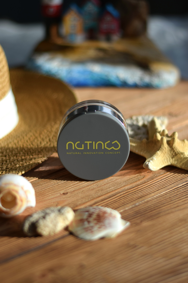 Минеральная пудра Natinco содержит физические spf фильтры - spf 20.