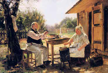Владимир Маковский. Варят варенье. 1876 год