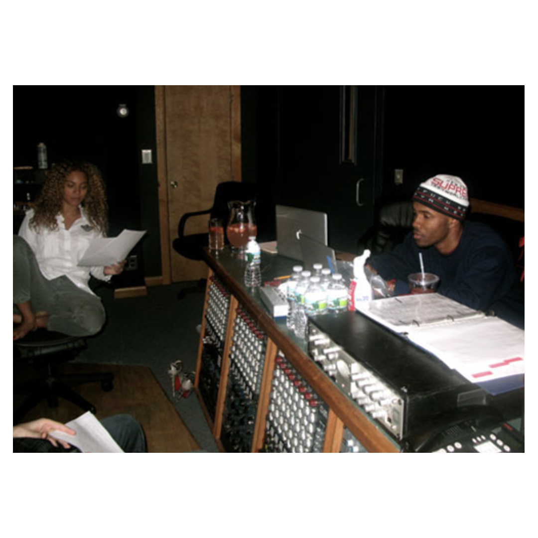     Френк Оушен и Бейонсе в студии, 2011