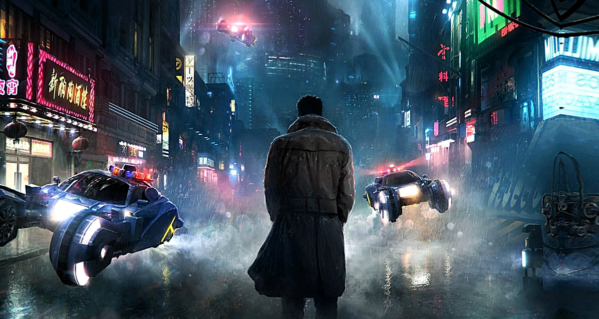 Постер из "Бегущий по лезвию" 1982г.