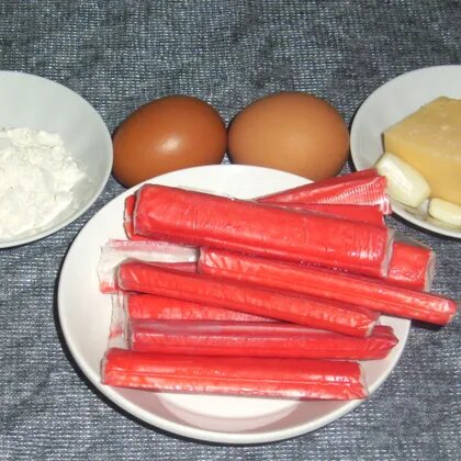 Котлетки из крабовых палочек