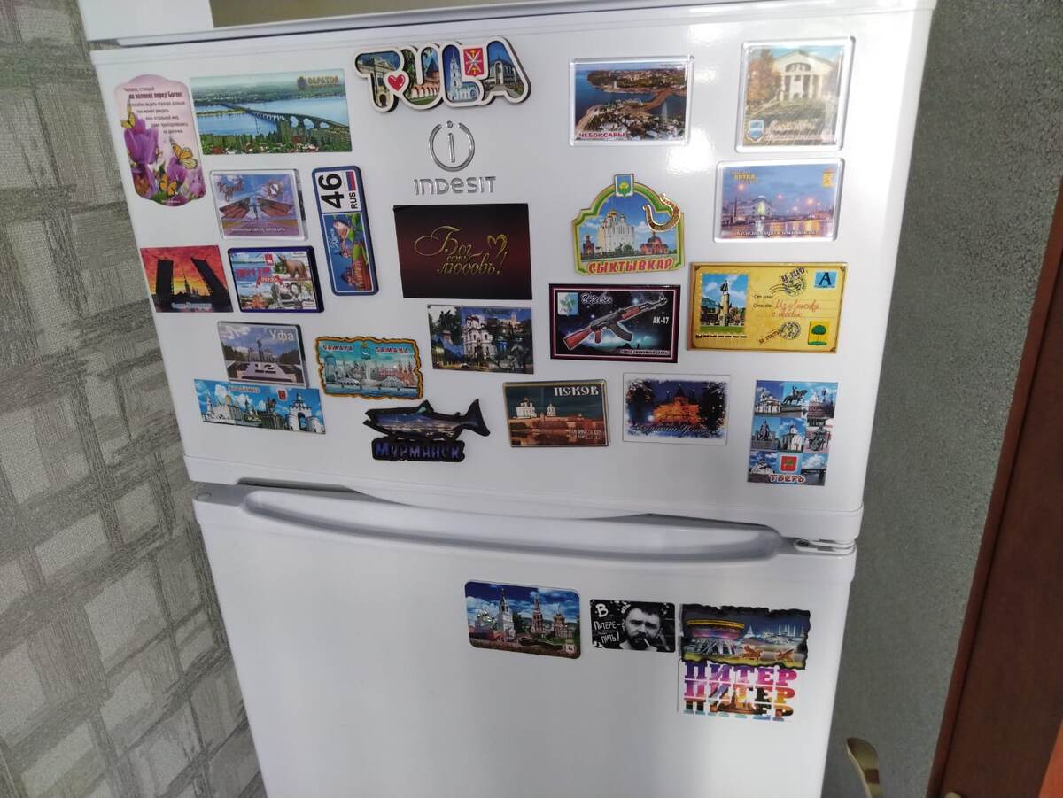 Холодильник Ленки путешественницы