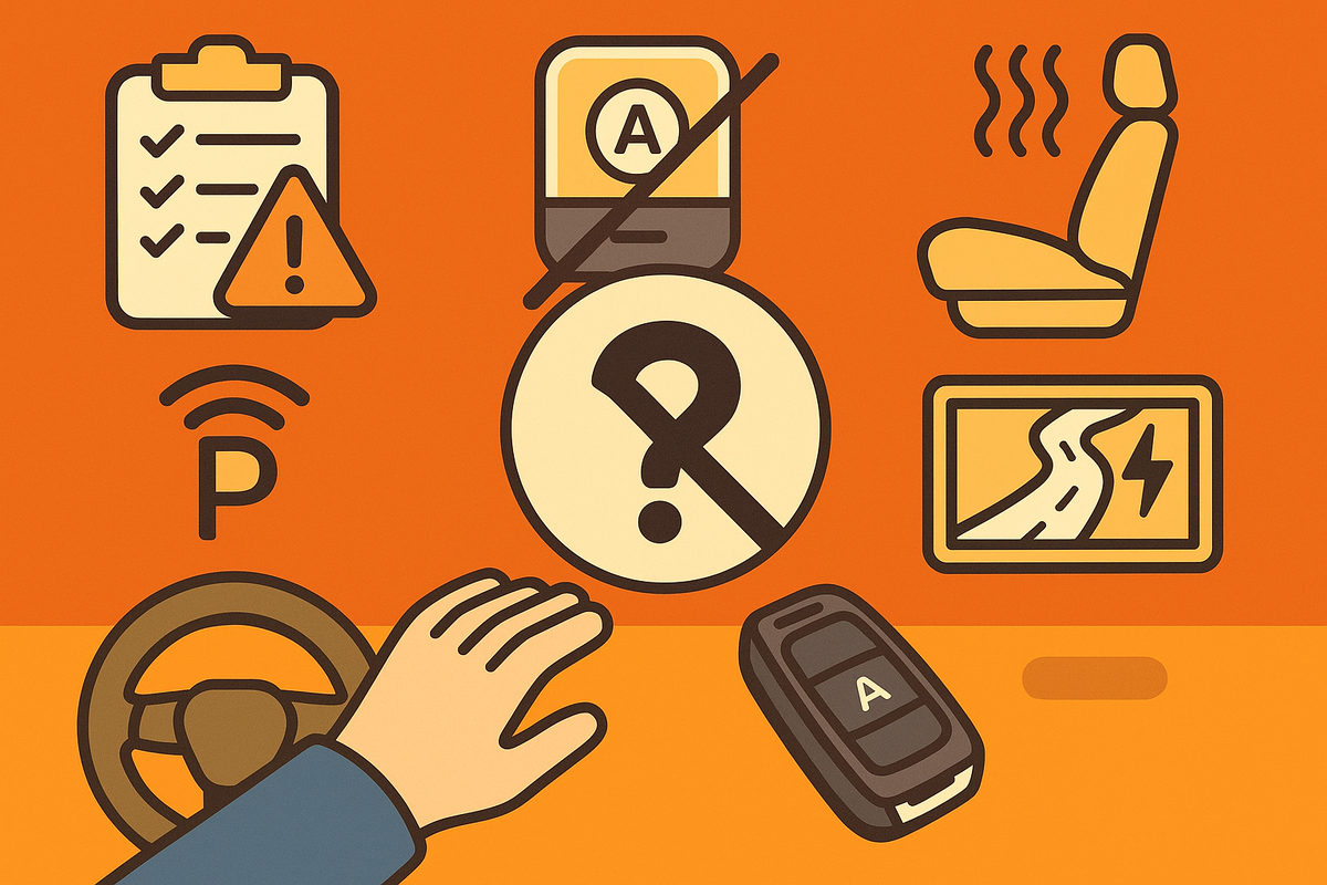 Бесполезные опции в авто