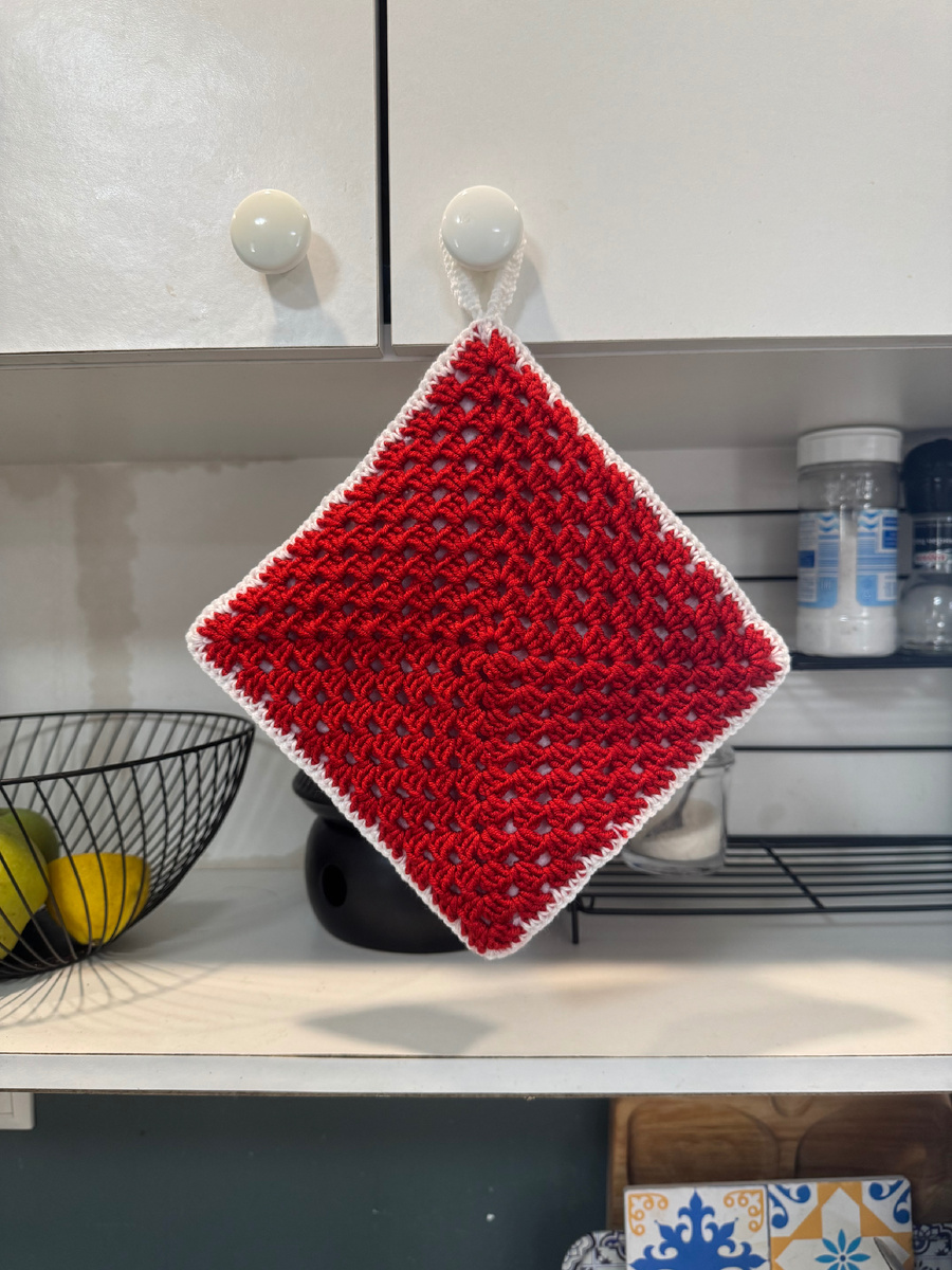 Прихватка крючком автор Ольга Кисцева