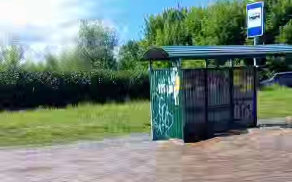    Подтопление на улице Попова в Барнауле