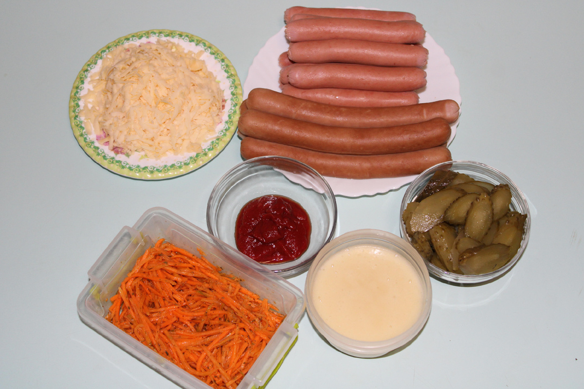 Русский хот-дог. Шаг 1. Фото: :канал Три рецепта.