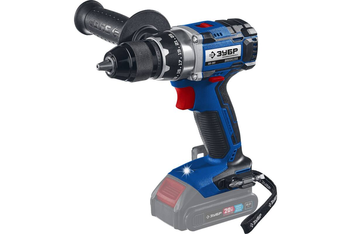 Выглядит ЗУБР DB-201 мощно, ничего не скажешь!