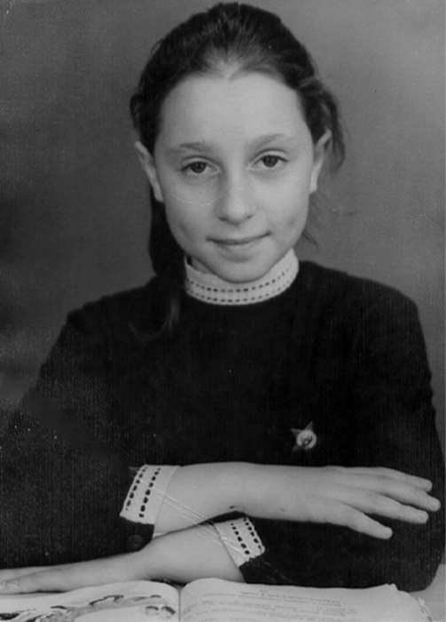 Юлия Рутберг в детстве
