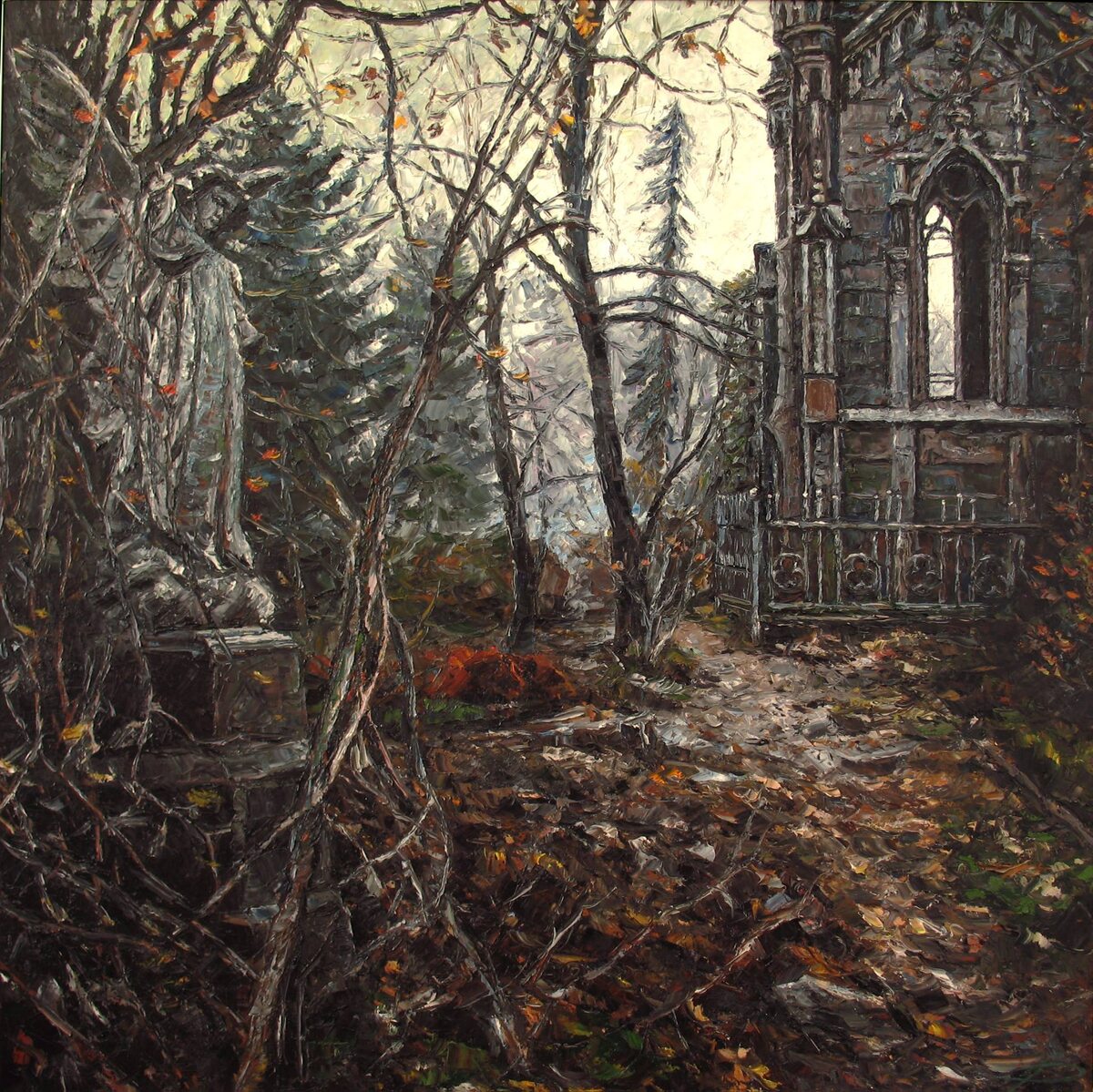 © Дмитрий Прокопович. Воспоминание о прошлом. Холст, масло. 95 х 95см. 2016 г.