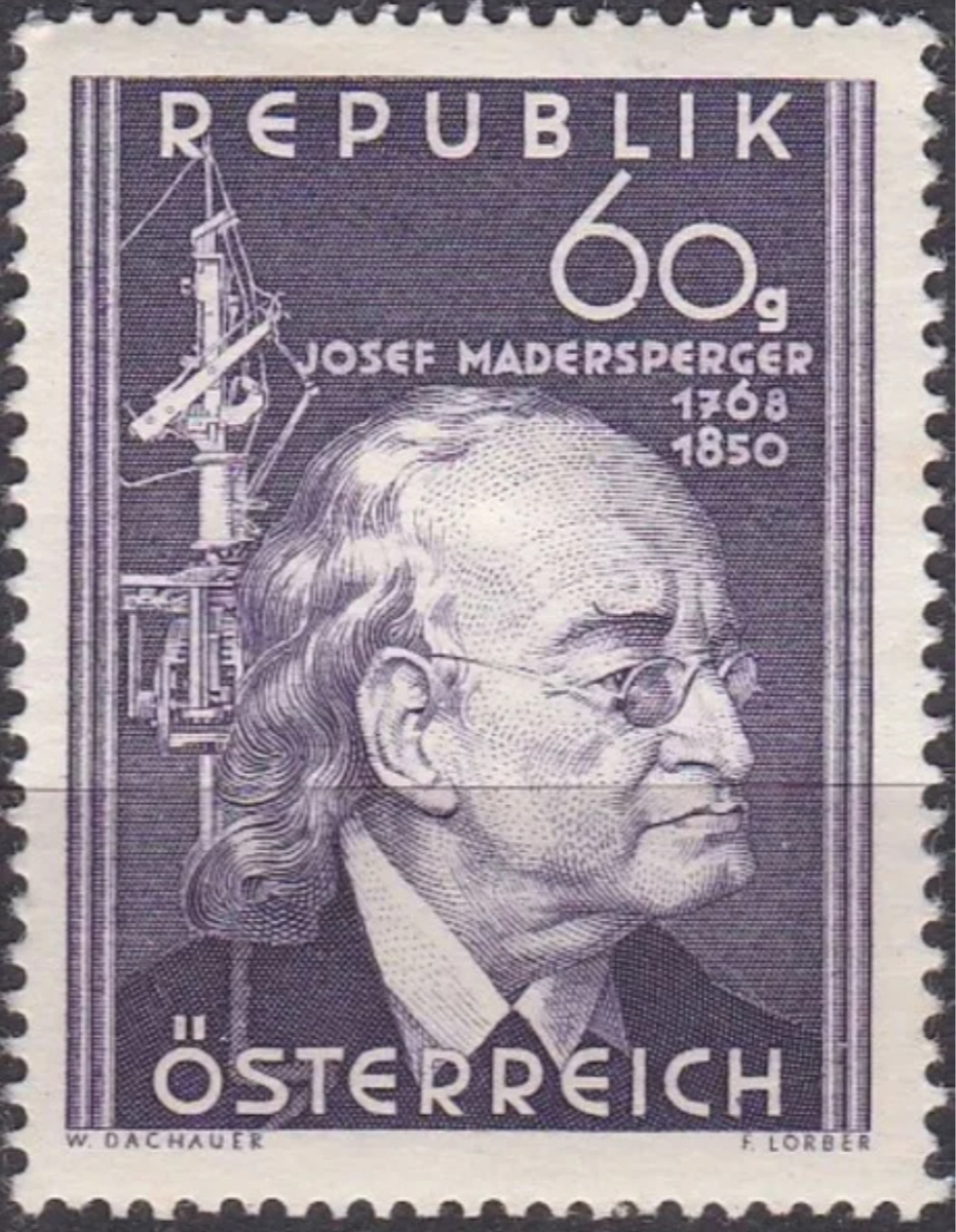 Йозеф Мадерспергер изобретатель швейной иглы с низким ушком 