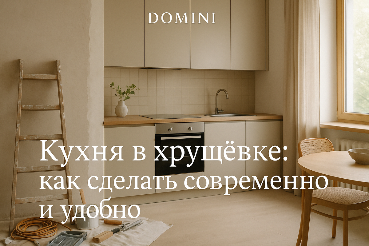    Уютная кухня в хрущёвке: как оптимально использовать пространство