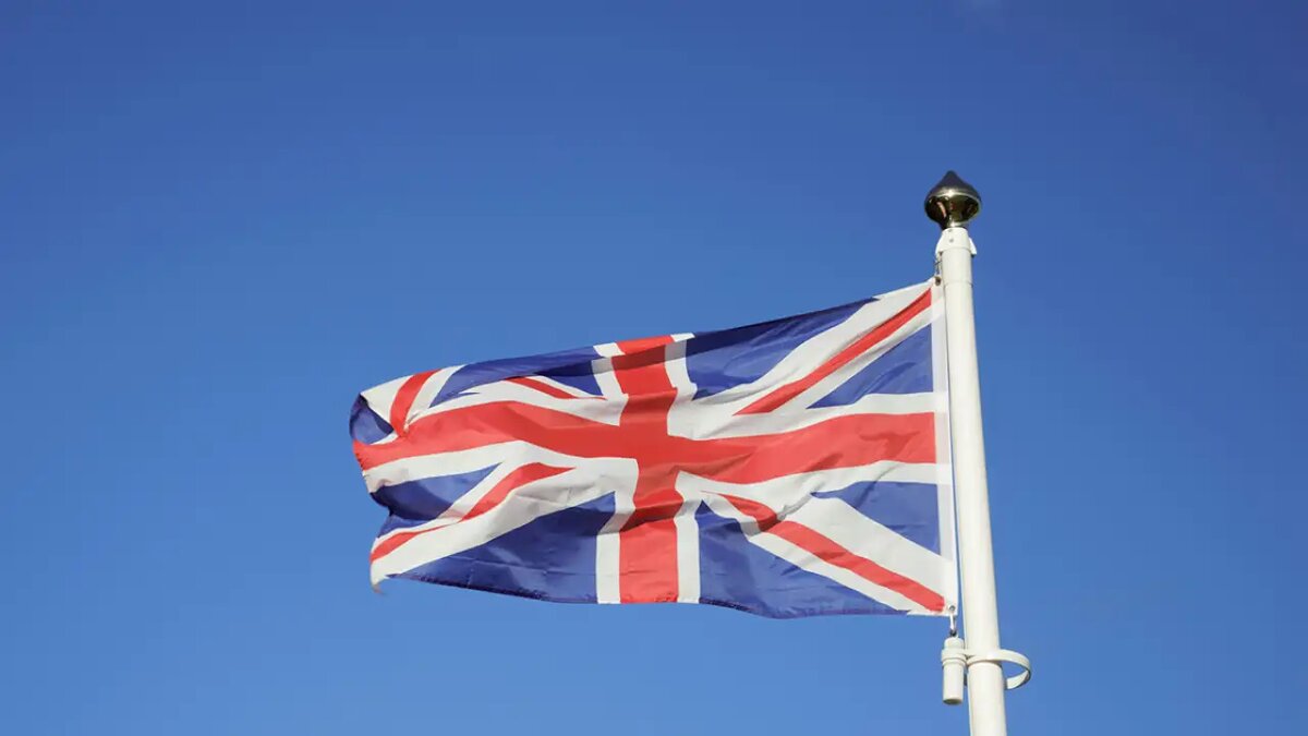    Флаг Великобритании.