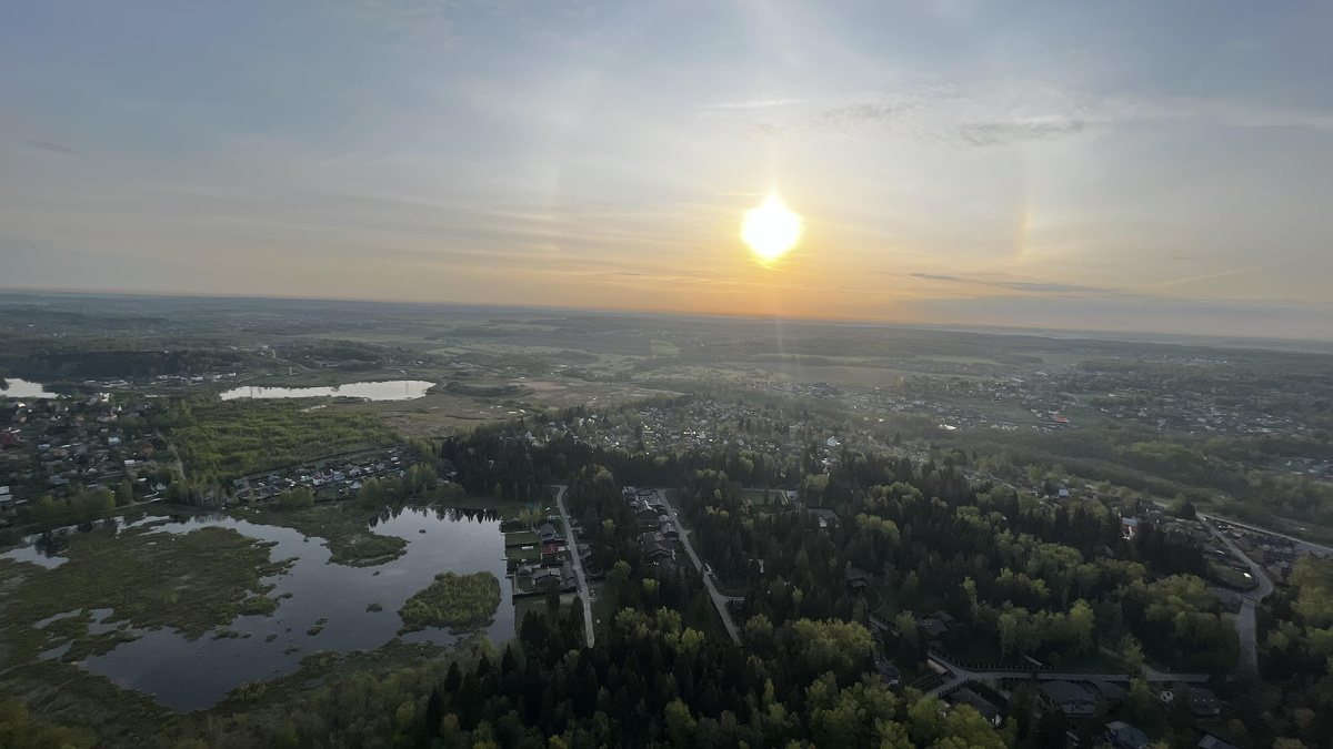 Рассвет над Дмитровской областью