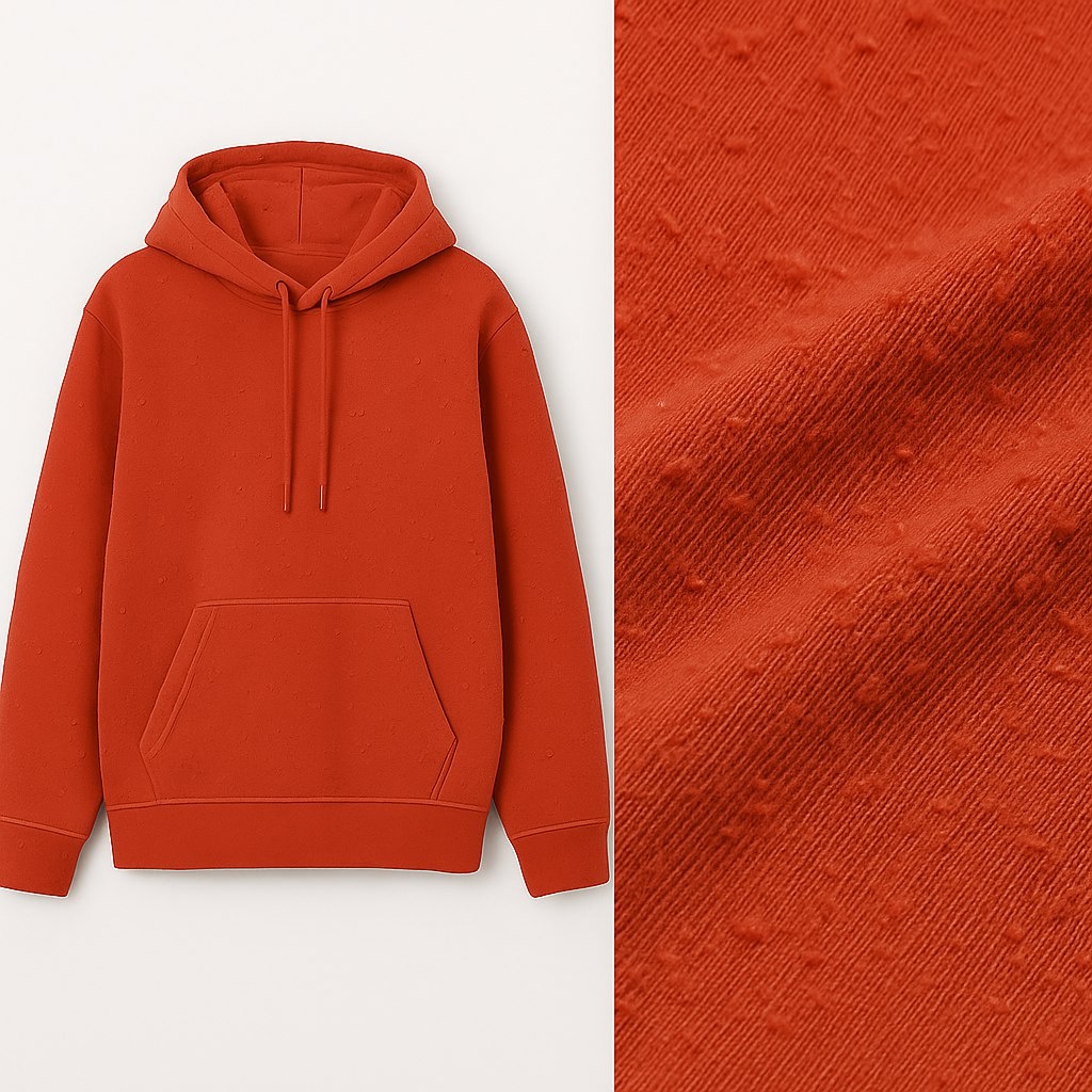 На картинке: модный худи «обзавёлся» катышками.