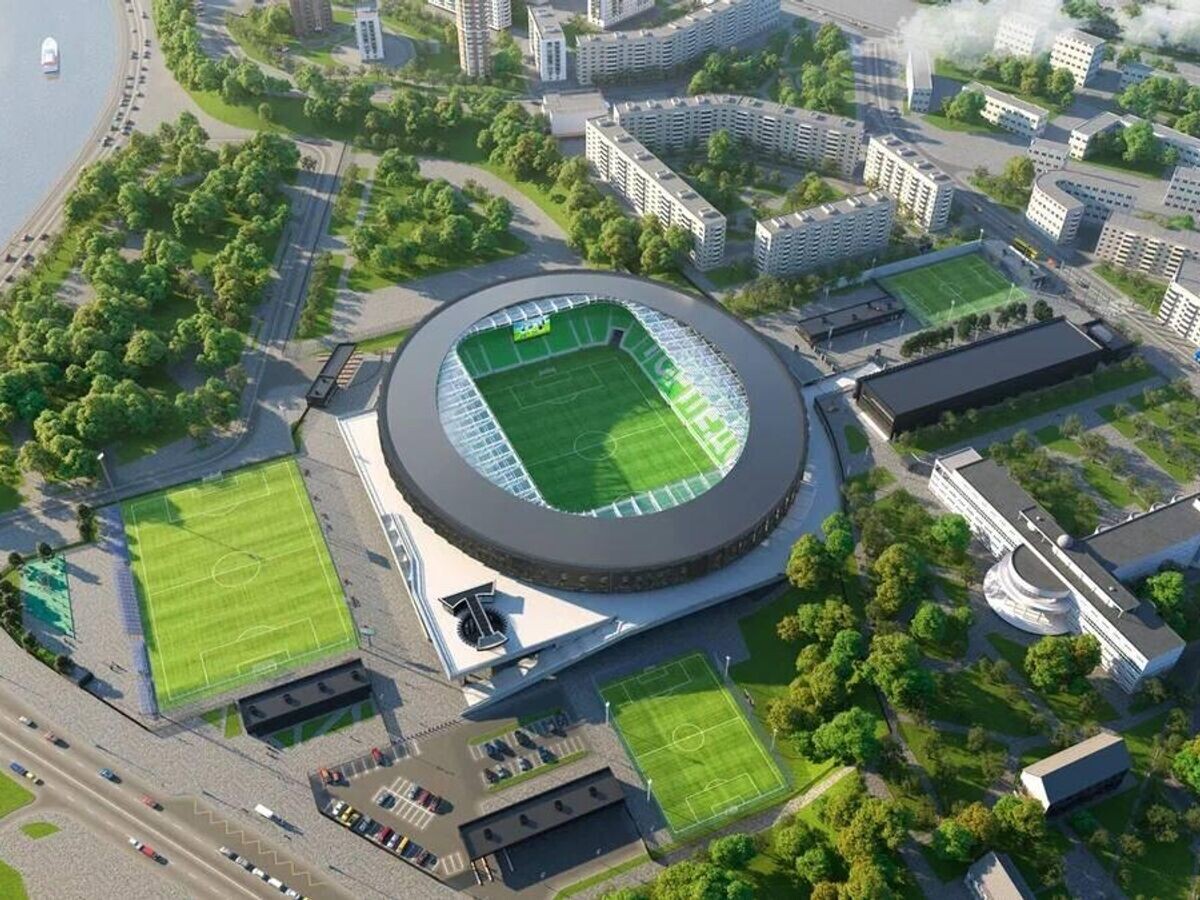    Проект реконструкции стадиона "Торпедо" имени Эдуарда Стрельцова в Москве© Sminex