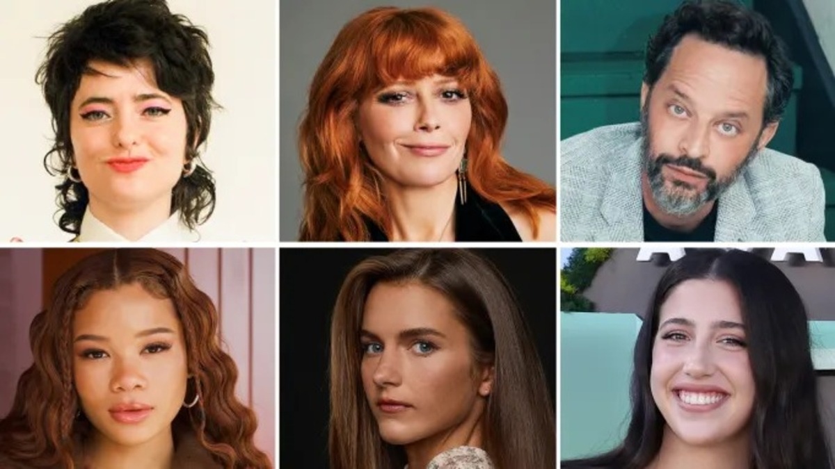 Сара Шерман, Наташа Лионн, Ник Кролл, Сторм Рид, Хлоя Ист и Сэди Сэндлер Фото: Alexa Viscius/Maarten de Boer/Elizabeth Viggiano/Getty/Mason Rose/Miles Diggs