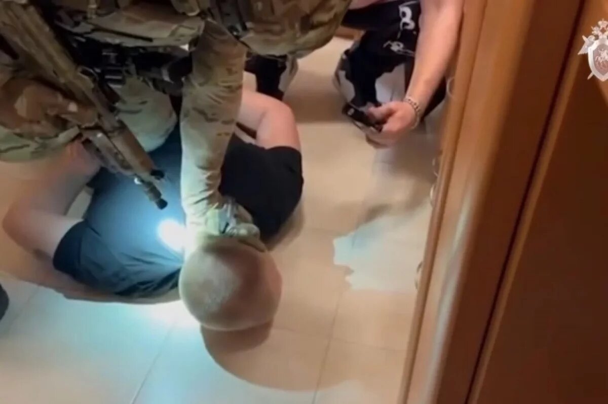    Момент задержания.