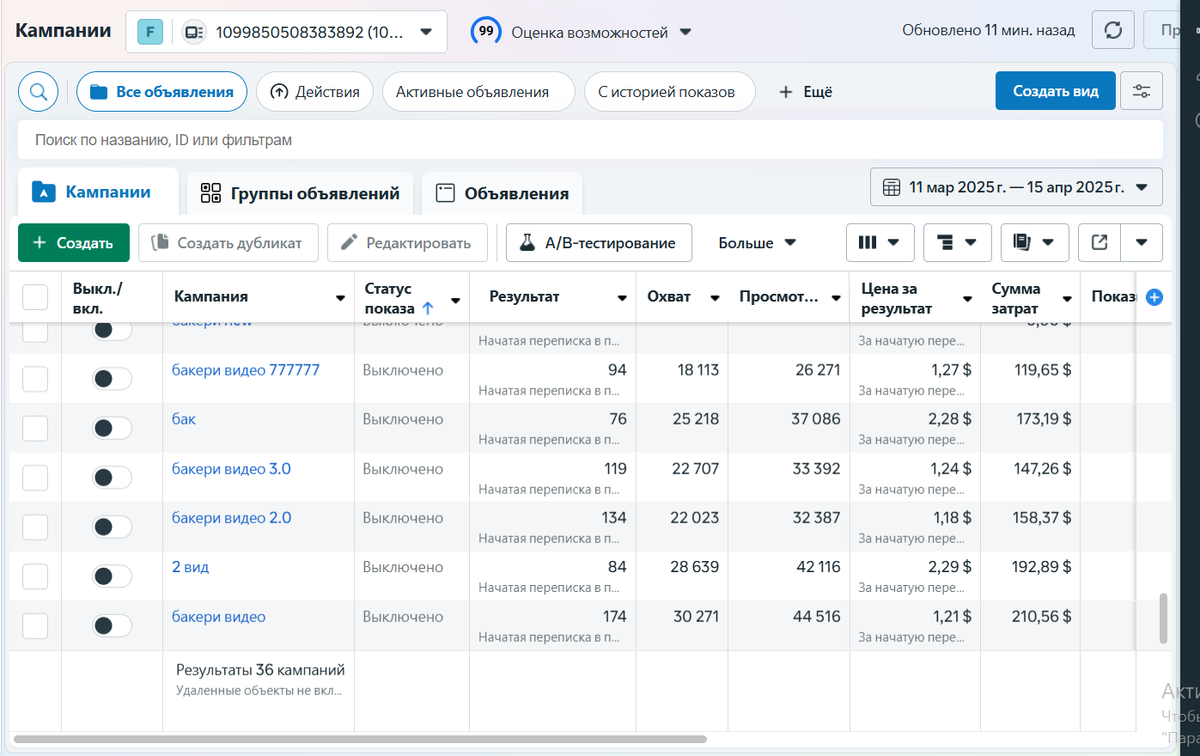 На скрине результаты за месяц*