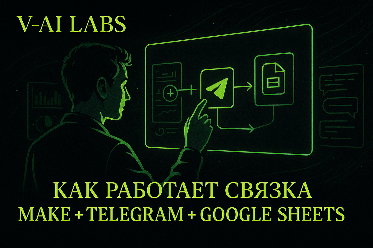    Как автоматизировать данные с Make и Telegram в Google Sheets
