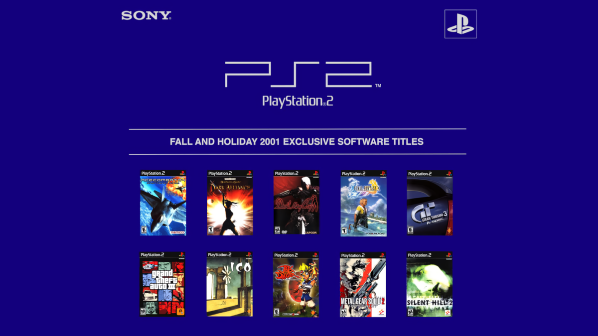 Если цепляться не только за день запуска, а взять сразу всё релизное окно (то есть первые месяцы жизни консоли), то у PlayStation 2 и вовсе сложилась чуть ли не мощнейшая линейка эксклюзивов в истории.
