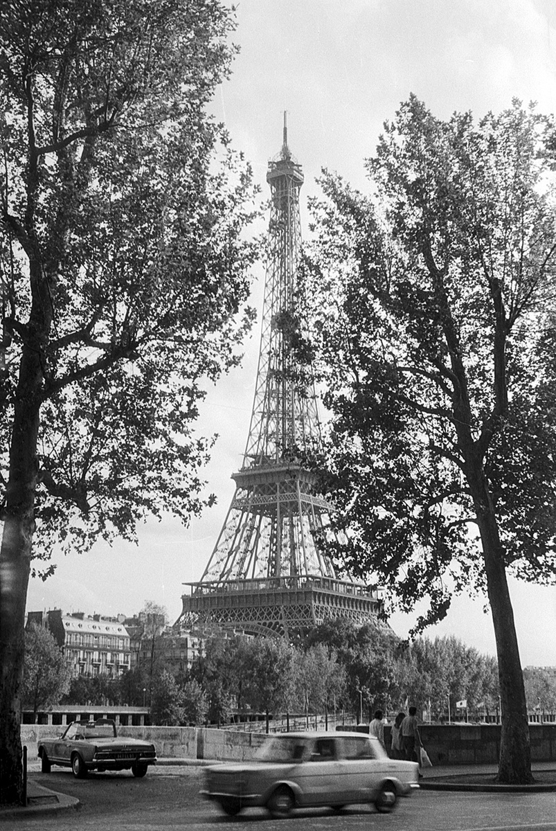 Эйфелева башня, Париж, 1974 год