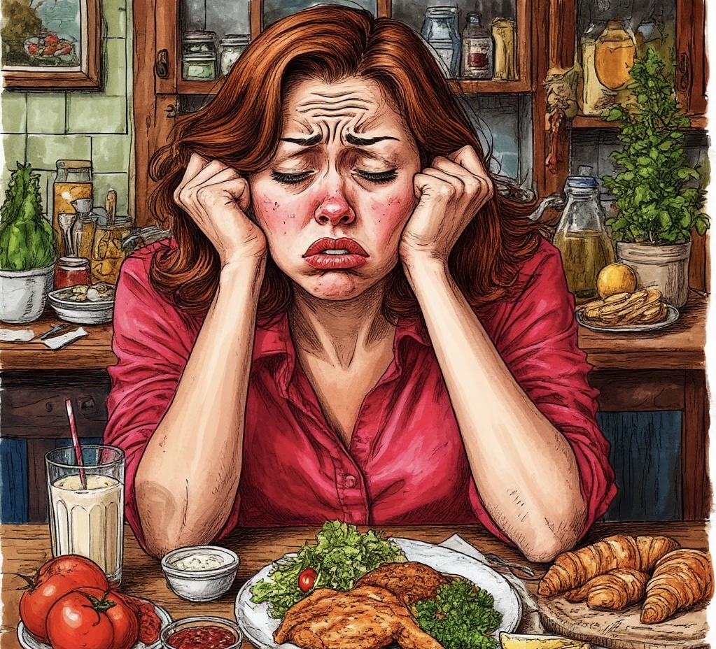 Еда становится единственным, что тебя радует. 